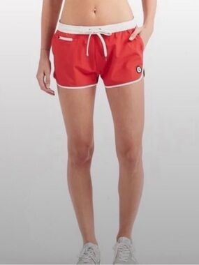 Vuori Coral Athletic Shorts with White Trim